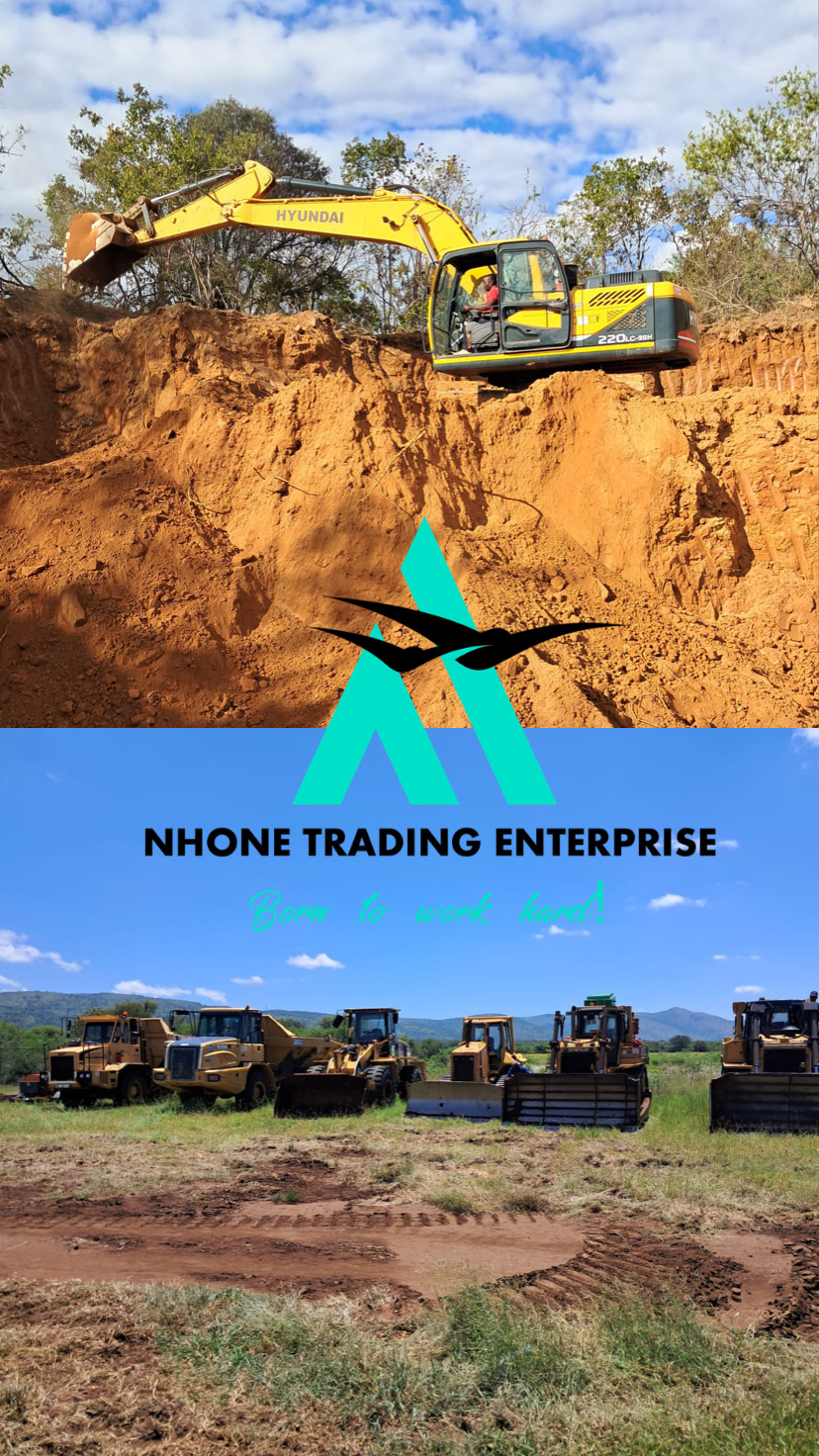 Plant hire equipment - excavators and bulldozers