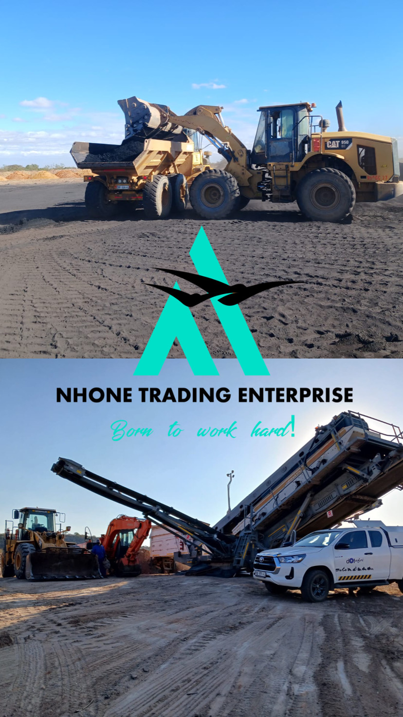 Civil works and earthmoving at mining site